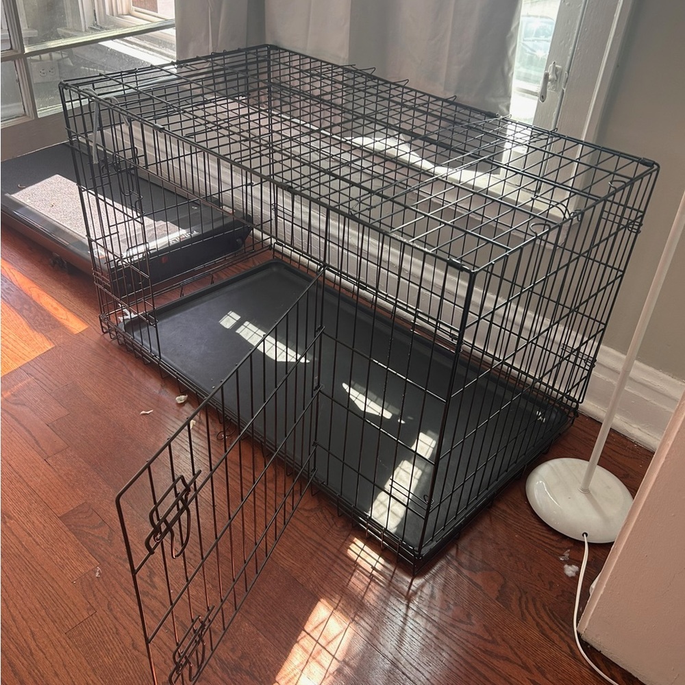 Black Wire Pet Cage